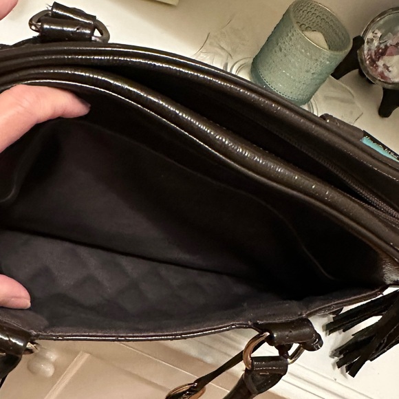 Talbots genuine leather shoulder purse - Picture 9 of 12